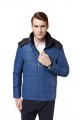 Young Man business fashion casual cotton jacket-lamb fur collar detachable cap men's cotton warm Jacket Coat