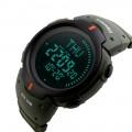 outdoors waterproof Compass function Sports Men's Digital watch#1231