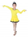 Girls/lady Ballroom latin dance dress-Overall Regulation styles-Yellow#GD1329