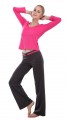 Korean fashion Winter women's Yoga shirts+Yoga Pants-Yoga Workout clothes