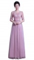 Chiffon Long wedding Evening Gown-Custom sleeves Bridesmaids Evening Dress#ED9854
