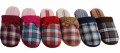 winter lattice Big Bow Cotton Home Slippers Shoes-Men&women floor slippers#LT5209