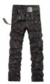 Cotton Mens Casual Outdoor Military Army Woodland Camouflage Cargo Pants#3109