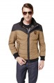 Winter Men's Down Jackets-Ribbed collar slim down jacket short styles