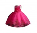 Girl's Princess Dress Gauze bubble skirt host Costume for wedding party#1026