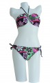 Triangle Sexy bikini two-piece-women's swim suits- Flower print styles in 4colors