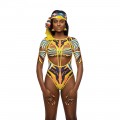 Africa Sexy bikini Totem print triangle Sleeve swimsuits#1941