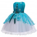 Girl's Performing Princess Dress Host Gauze bubble skirt for Wedding party#2010