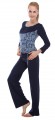 Korean fashion Winter women's Yoga Shirts(Orchid Point)+Yoga Pants(Drawstring waist)