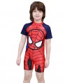 Children's Spider swimsuits Rash Guard Short Sleeve Bathing Suit#5973 