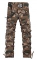 Cotton Mens Casual Outdoor Military Army Woodland Camouflage Cargo Pants