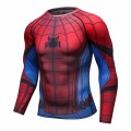 Men's Spider-Man  print long Sleeve Cycling Jersey Biking Shirt Tights Tops#309