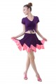 Latin salsa cha cha tango Ballroom Dance Dress-lotus Slim Shirt+skirt