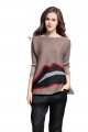 women's fashion fold Loose shirts dress-Big lips printing leisure spring shirts 