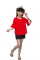 Girls summer cotton Korean Leisure suits T-shirts tops shorts#PS80323