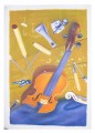 Violin realism Still life paintings 60*90cm unframed Canvas Oil painting#061635