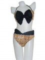 sexy young lady Swimsuit Bikini 2pc set-fashion Big bow styles leopard Bikini of lady Swimwear