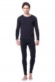 Men's Bamboo fiber thermal underwear sets-velvet Freeze Long Sleeve shirts&pants