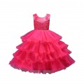 Girl's bubble Princess Dress Fancy performance Costume for Wedding dance party#576