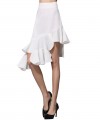 Women's Sexy Linen silk irregular Skirts#461