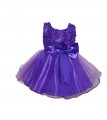 Girl Sleeveless flowers Bow Princess Dresses Kids Prom Ball Gown for wedding party#018