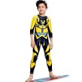 Boys carton swimsuit Children's One-piece long sleeve swimwear#866