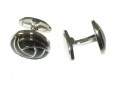 Amazing Cufflinks for Men Stainless Steel in Vortex imprint#YF6007