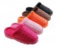 Waterproof cotton slippers- Winter coral fleece Warm house shoes/snow boots#LT6252