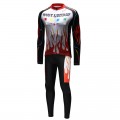  Men's flame print Sleeve Cycling Jersey sets Biking Shirts with pockets cycling Pants#318