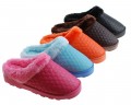 Side seam Rhombus winter warm Plush slippers-men&women's plush boots shoes-house shoes#LT6210
