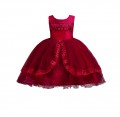 Girl's Princess Dress Fancy performance Costume for Wedding dance party#836
