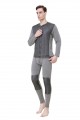 Mens Plus thick velvet underwear cardigan suit Double Layer Thermal Union Suit