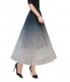 Super Fairy Pleated Mesh Skirt dress Gradual change for women summer#782-4