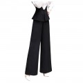 Summer women High waist wide leg pants Straight Suit pants spring trousers#1074
