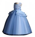 Girl's Princess Dress Flower Gauze bubble skirt for Wedding party#739