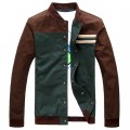 Autumn Men's Korean Slim cotton jacket coat-Men's Single-breasted Thin cotton jacket coat 