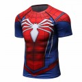 Men’s spider cycling short sleeves jersey shirt Sports T-shirts#026
