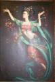 Fairy DunHuang Figure painting 60*90cm unframed Canvas Oil painting#061885