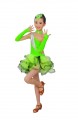 Girls/Lady Latin salsa cha cha tango Ballroom Dance Dress-Over all 4sets-Silk yarn tyles