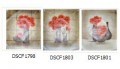 3 Panel Abstract Decoration Oil Painting Combination 50*60cm Flowers Scenery Art Picture Modern Oil Canvas Painting Decorative#061798-801-3