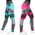 women Geometric printed yoga leggings pants Running fitness sportswear#6034