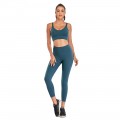 Women Yoga bra pants Workout Sets gym clothing summer sports fitness suits#A3