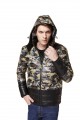 Young Boys winter Cotton padded jacket Coat-Young Men's Camouflage Mosaic style Padded  