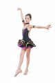 Child Girls/Ladies Latin dance dress-Over all dress in 3sets-Black#GLD-0006