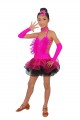 Girls/Lady Latin salsa cha cha tango Ballroom Dance Dress-Over allin 4sets-Feather+Silk styles