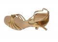 Gold/silver/purple PU five strap knot women tango cha-cha Salsa ballroom Latin dance shoes