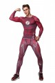 Men’s The Flash cycling long sleeves jersey suit swear Sports T-shirts pants#022