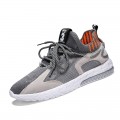 Men sneakers Breathable Knitting Running Shoes Coconut Board shoes#L-757