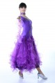 Ladies Ballroom Modern Waltz Tango Dance Dress-Over all dress-Pulpre#MDL114058