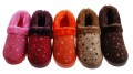 Colored dots Package Heel winter Warm Plush slippers-Women&man's-Plush boots Shoes#LT6221V